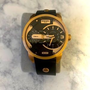 Diesel black and rose gold casual and classic